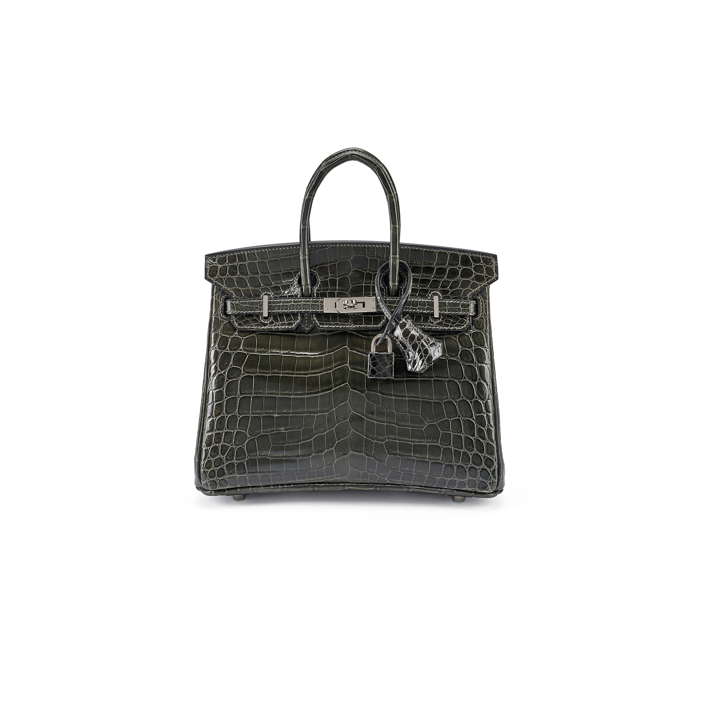 HERMÈS MASTER BIRKIN 35 CUMULONIMBUS GREY ALLIGATOR BAG BK3088SCROCOSSP (35*25*18cm)
